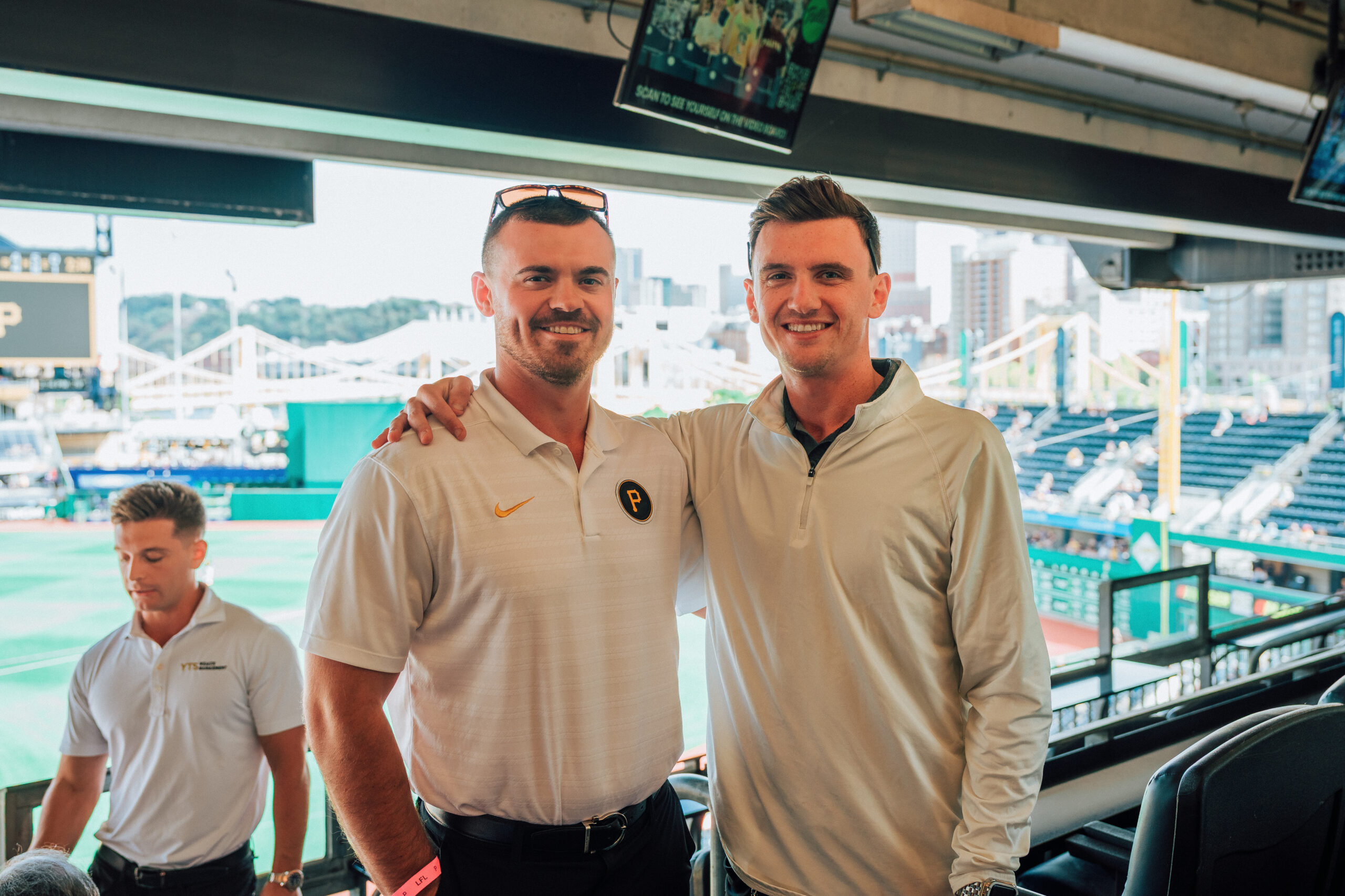members of the YTS team and the PNC Park Pittsburgh Best Places to Work Celebration