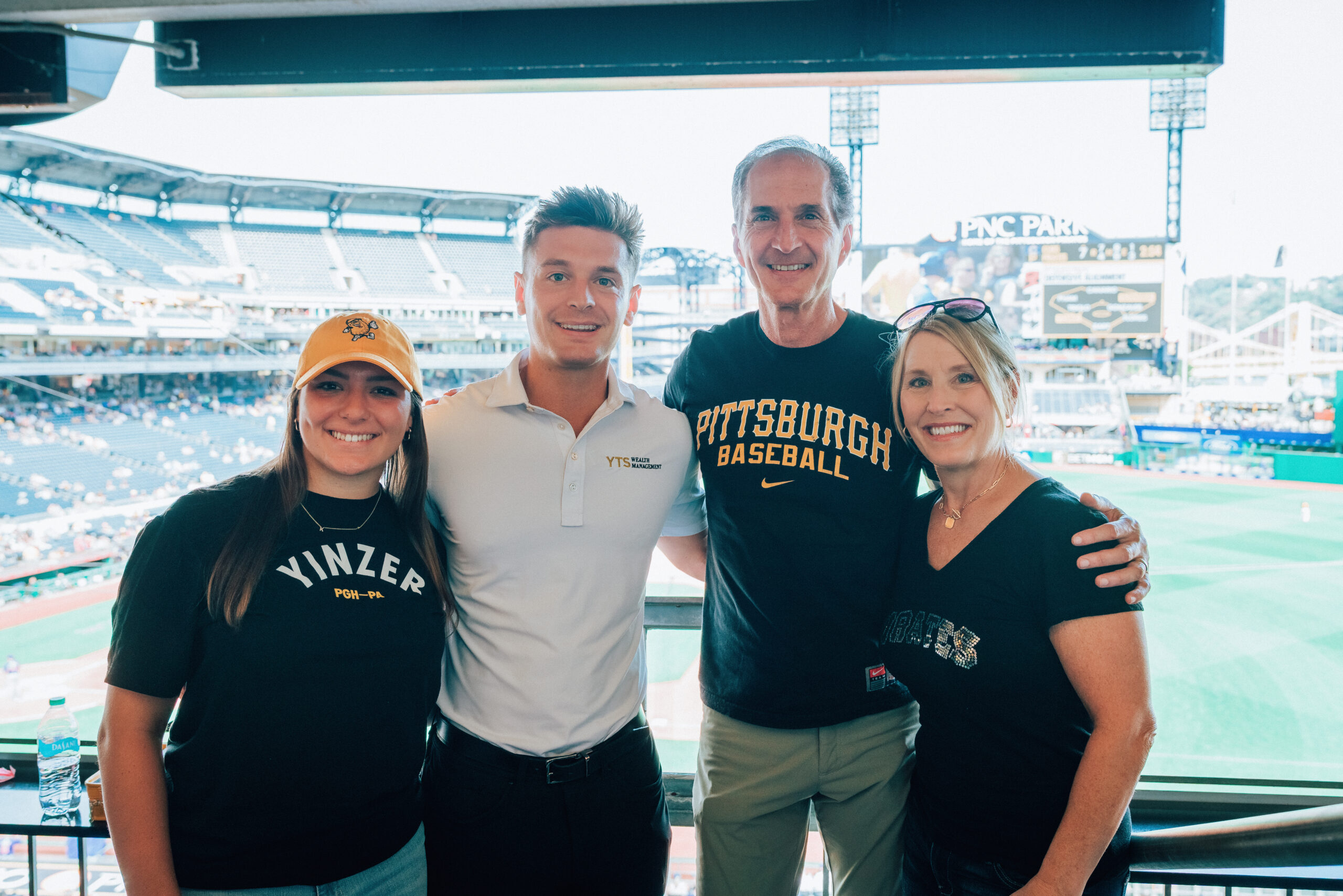 members of the YTS team and the PNC Park Pittsburgh Best Places to Work Celebration